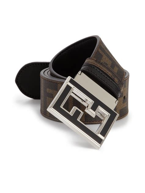 fendi college belt brown|fendi o'lock belts.